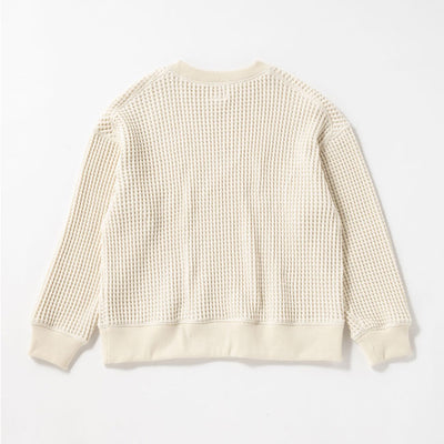 Jackman ジャックマン Waffle Crewneck ワッフルクルーネック JM7479
