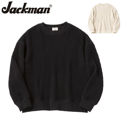 Jackman ジャックマン Waffle Crewneck ワッフルクルーネック JM7479