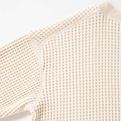Jackman ジャックマン Waffle Crewneck ワッフルクルーネック JM7479