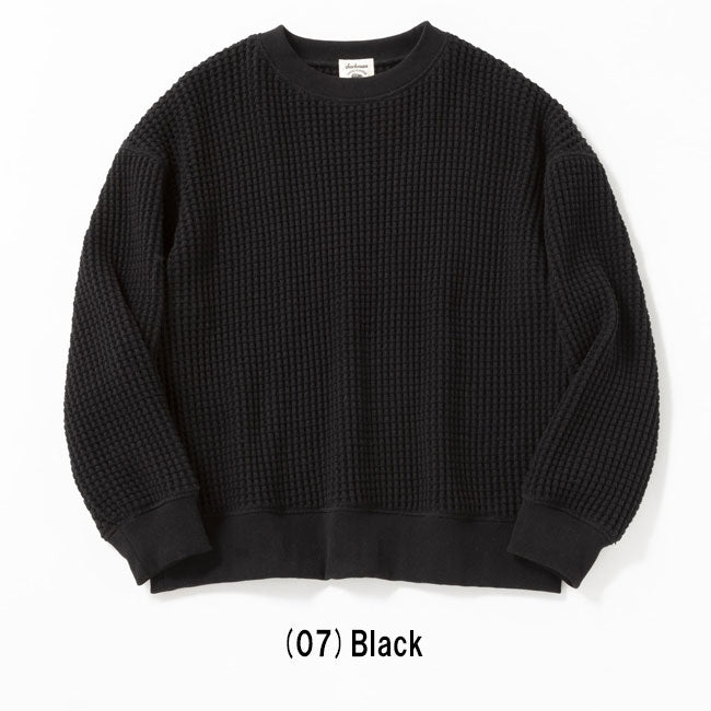 Jackman ジャックマン Waffle Crewneck ワッフルクルーネック JM7479