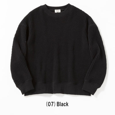 Jackman ジャックマン Waffle Crewneck ワッフルクルーネック JM7479
