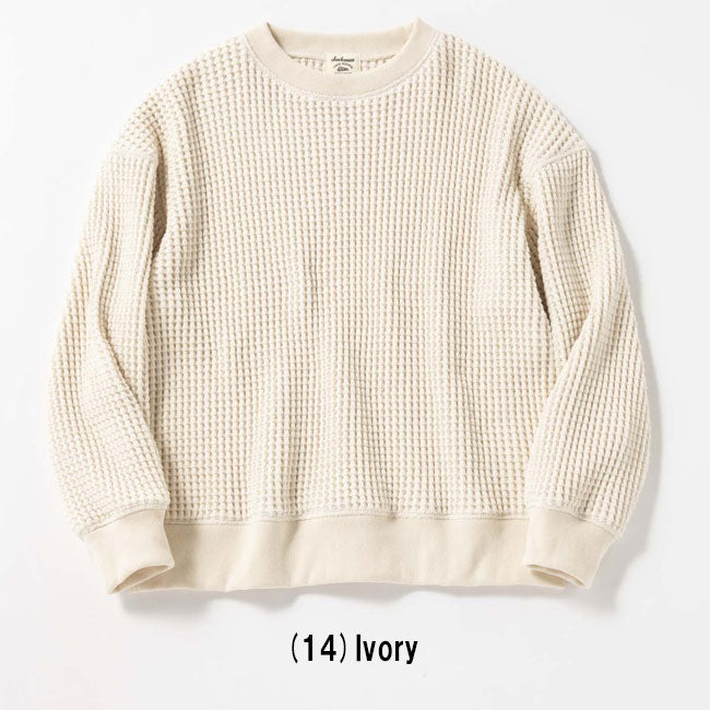 Jackman ジャックマン Waffle Crewneck ワッフルクルーネック JM7479