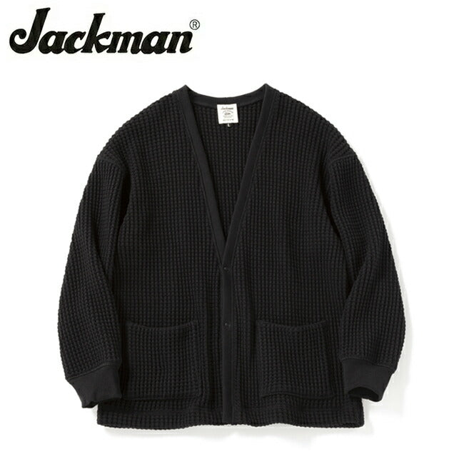 Jackman ジャックマン Waffle Cardigan ワッフルカーディガン JM8479