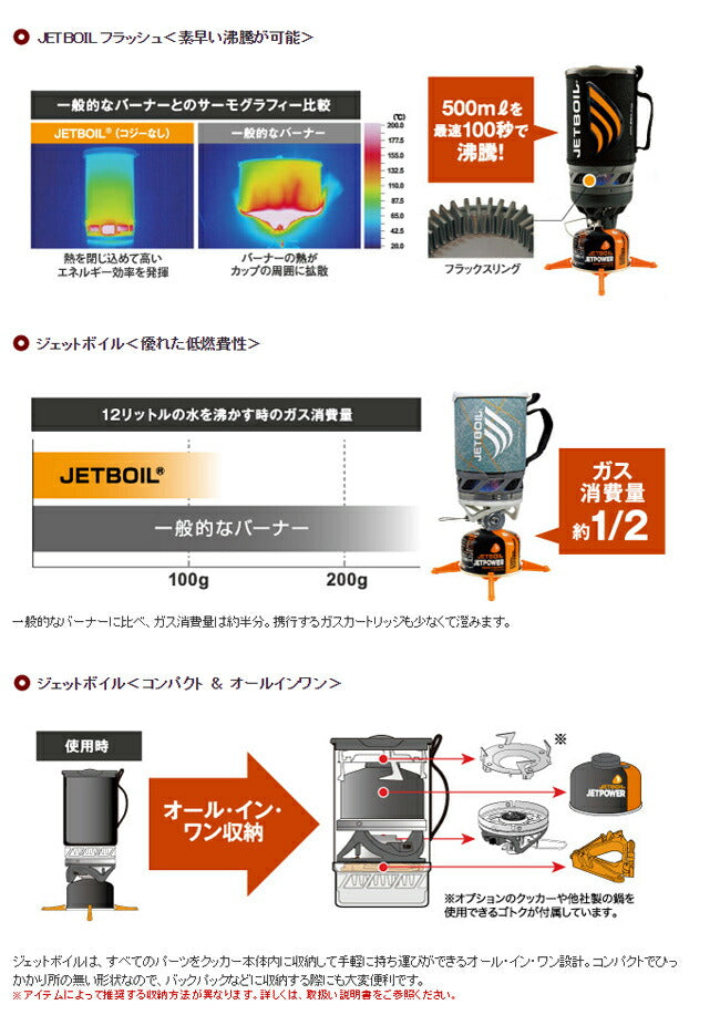 JETBOIL ジェットボイル JETBOIL フラッシュ #1824393 – アウトドア