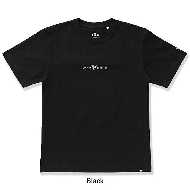 JONAS CLAESSON ジョナスクレアッソン 十牛図 JONASロゴ 刺繍Tシャツ ASHY-20727MM