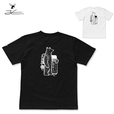 JONAS CLAESSON ジョナスクレアッソン ほりにしBEARプリントTシャツ ASHY-20777MM