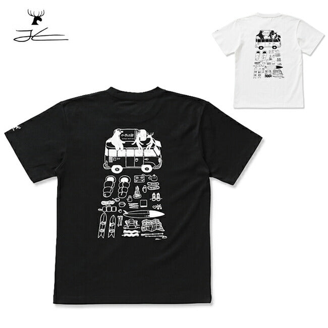 JONAS CLAESSON ジョナスクレアッソン ほりにしVANプリントTシャツ ASHY-20778MM