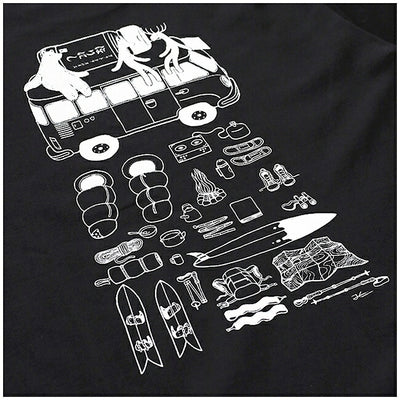 JONAS CLAESSON ジョナスクレアッソン ほりにしVANプリントTシャツ ASHY-20778MM