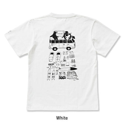 JONAS CLAESSON ジョナスクレアッソン ほりにしVANプリントTシャツ ASHY-20778MM