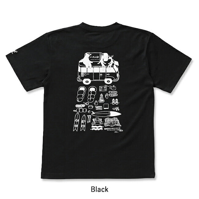 JONAS CLAESSON ジョナスクレアッソン ほりにしVANプリントTシャツ ASHY-20778MM