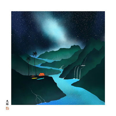 JONAS CLAESSON ジョナスクレアッソン 「十牛図」見跡 The Path S(250×250mm)