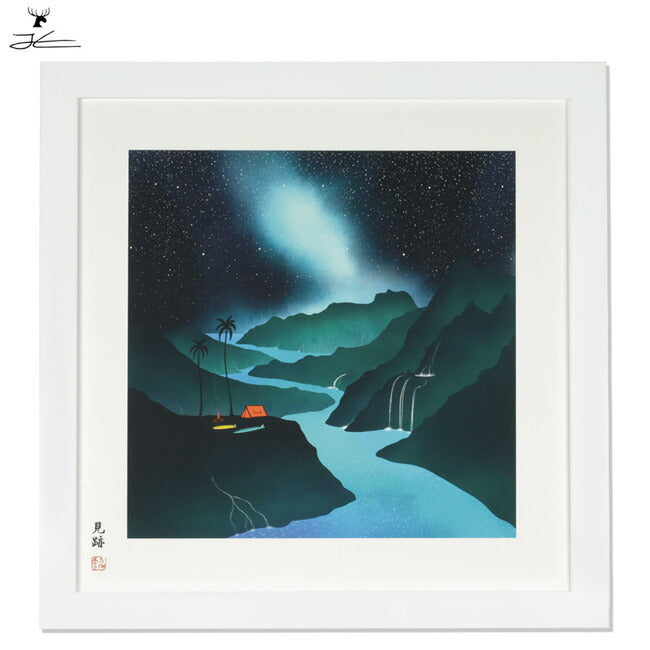 JONAS CLAESSON ジョナスクレアッソン 「十牛図」見跡 The Path M(410×410mm)