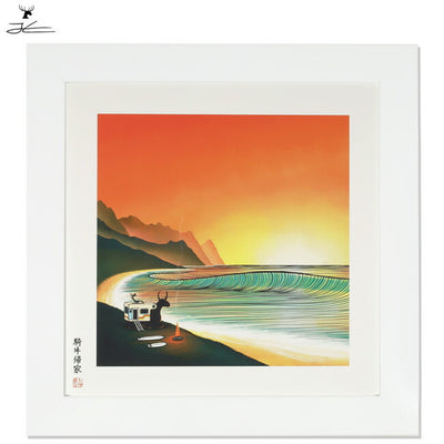 JONAS CLAESSON ジョナスクレアッソン 「十牛図」騎牛帰家 Peacefull easy feeling S(250×250mm)