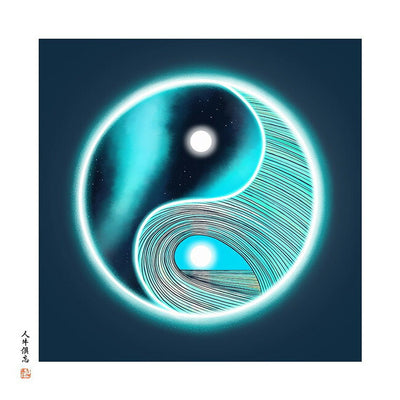 JONAS CLAESSON ジョナスクレアッソン 「十牛図」人牛倶忘 One source S(250×250mm)