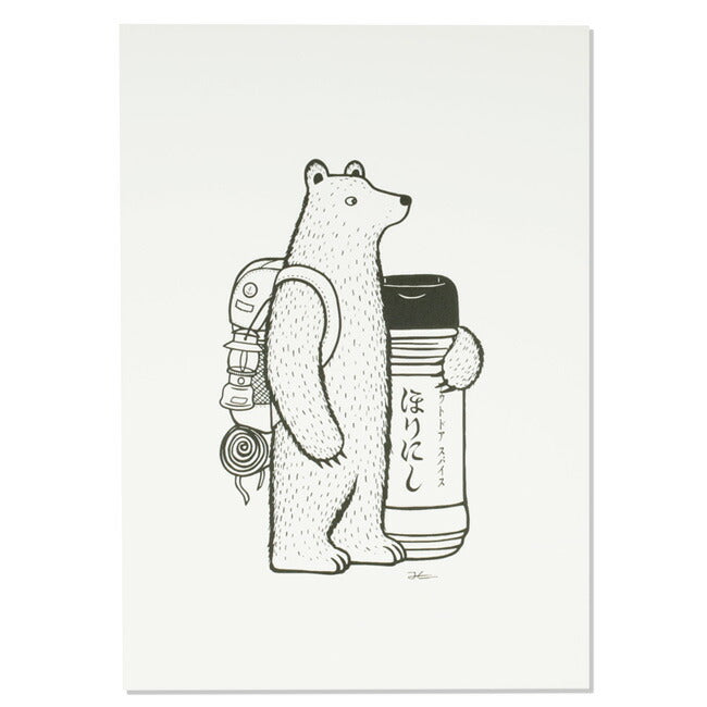 JONAS CLAESSON ジョナスクレアッソン ほりにしBEAR A4 額セット