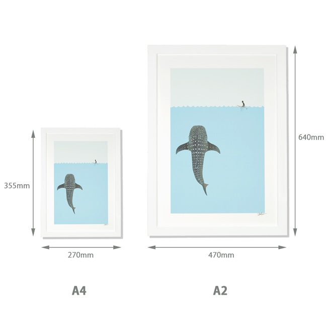 JONAS CLAESSON ジョナスクレアッソン ほりにしVAN A2 額(白)セット