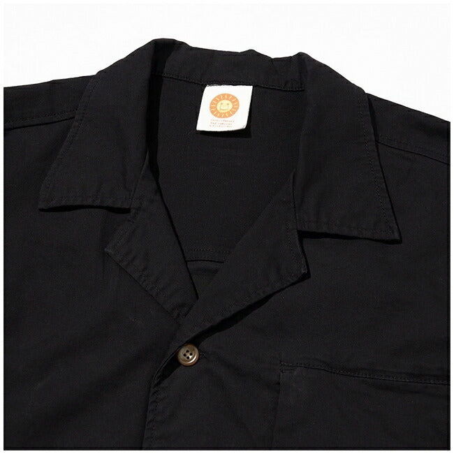 JONAS CLAESSON ジョナスクレアッソン Big Silhouette Nylon Open Collar Shirt ビッグシルエットナイロンオープンカラーシャツ