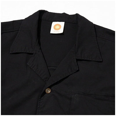 JONAS CLAESSON ジョナスクレアッソン Big Silhouette Nylon Open Collar Shirt ビッグシルエットナイロンオープンカラーシャツ