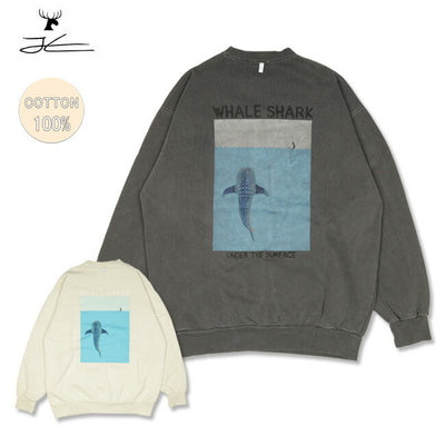 JONAS CLAESSON ジョナスクレアッソン WHALE SHARK CREW SWEAT  ホエールシャーククルースウェット