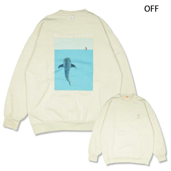 JONAS CLAESSON ジョナスクレアッソン WHALE SHARK CREW SWEAT  ホエールシャーククルースウェット