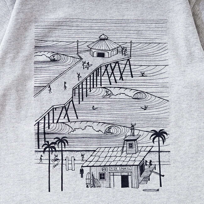 JONAS CLAESSON ジョナスクレアッソン Pier Surfing Tee ピアサーフィンティー JC-215