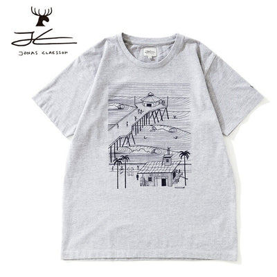 JONAS CLAESSON ジョナスクレアッソン Pier Surfing Tee ピアサーフィンティー JC-215