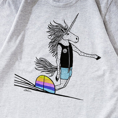 JONAS CLAESSON ジョナスクレアッソン Surfing Unicorn Tee サーフィングユニコーンティー JC-213