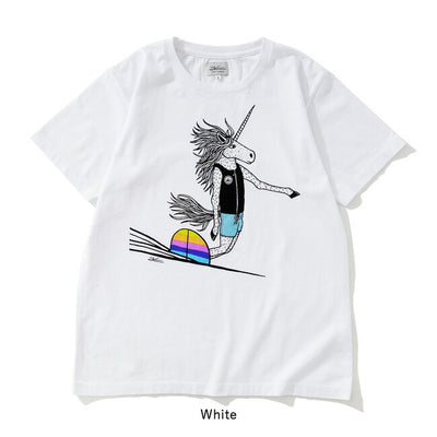 JONAS CLAESSON ジョナスクレアッソン Surfing Unicorn Tee サーフィングユニコーンティー JC-213