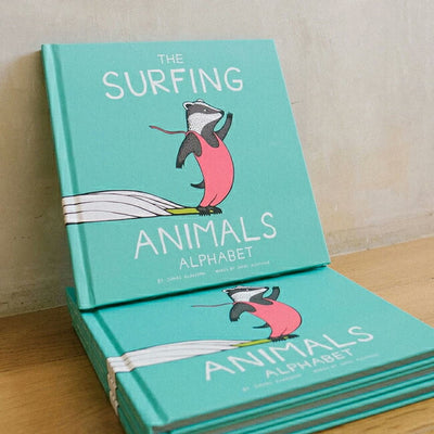 JONAS CLAESSON ジョナスクレアッソン The Surfing Animals Alphabet Book アルファベットブック