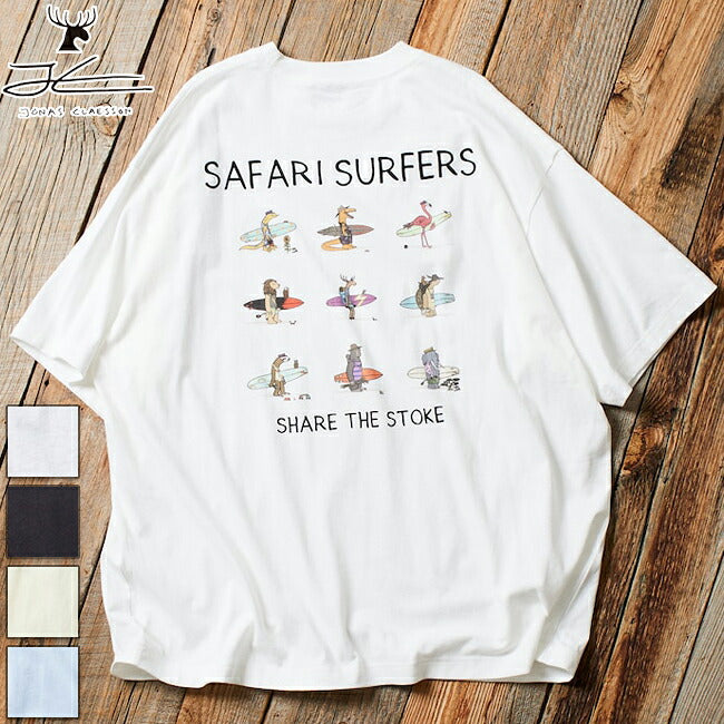 JONAS CLAESSON ジョナスクレアッソン Safari Surfers Tee サファリサーファーズティー 242-12246