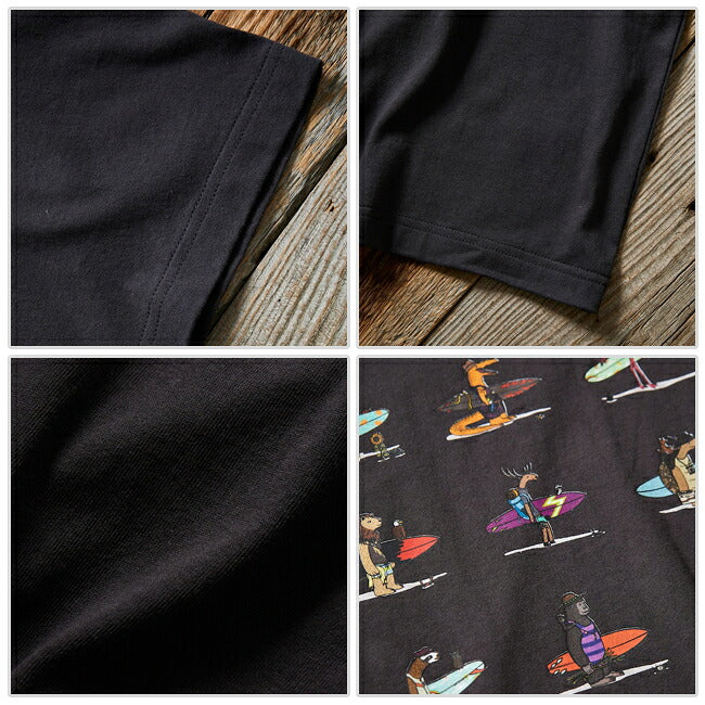 JONAS CLAESSON ジョナスクレアッソン Safari Surfers Tee サファリサーファーズティー 242-12246
