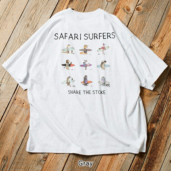JONAS CLAESSON ジョナスクレアッソン Safari Surfers Tee サファリサーファーズティー 242-12246