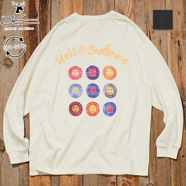 JONAS CLAESSON ジョナスクレアッソン Insideout Hello Sunshine L/S Tee インサイドアウトハローサンシャインロングスリーブティー 243-1241