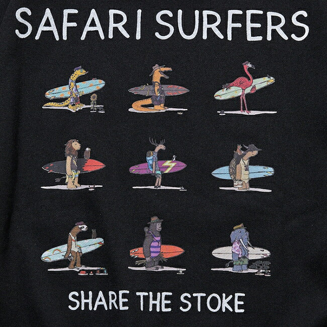 JONAS CLAESSON ジョナスクレアッソン Safari Surfers P/O Sweat サファリサーファーズプルオーバースウェット 243-1233