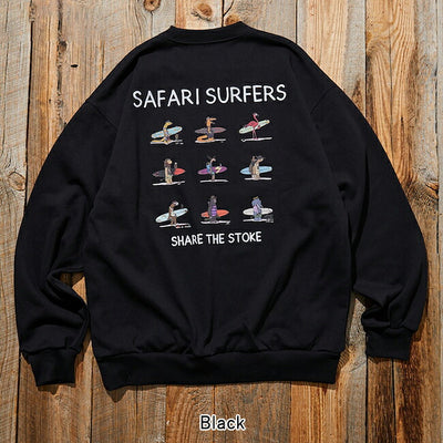 JONAS CLAESSON ジョナスクレアッソン Safari Surfers P/O Sweat サファリサーファーズプルオーバースウェット 243-1233