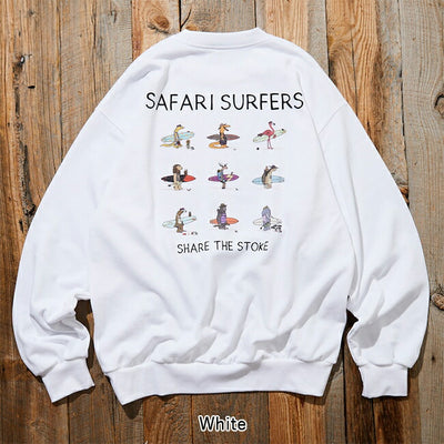 JONAS CLAESSON ジョナスクレアッソン Safari Surfers P/O Sweat サファリサーファーズプルオーバースウェット 243-1233