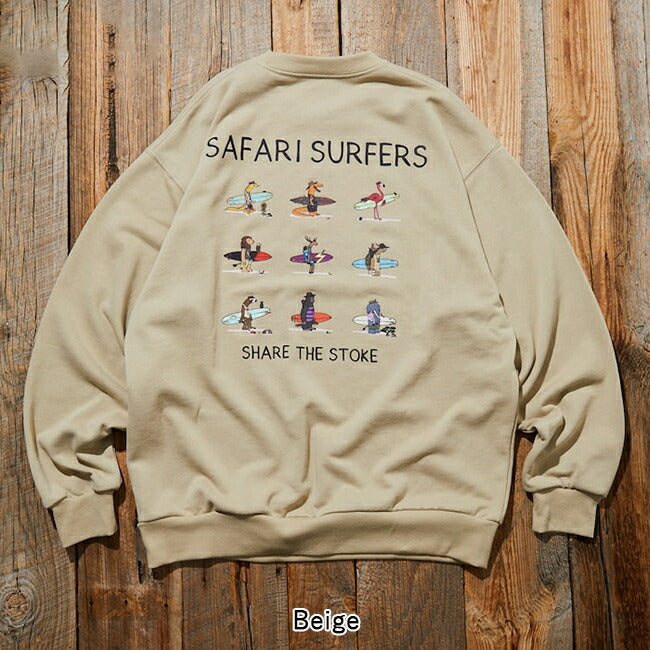 JONAS CLAESSON ジョナスクレアッソン Safari Surfers P/O Sweat サファリサーファーズプルオーバースウェット 243-1233