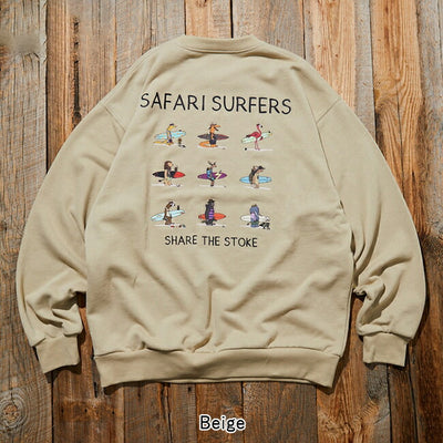 JONAS CLAESSON ジョナスクレアッソン Safari Surfers P/O Sweat サファリサーファーズプルオーバースウェット 243-1233