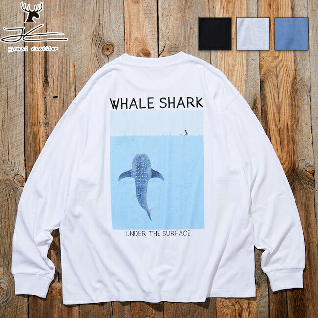 JONAS CLAESSON ジョナスクレアッソン Whale Shark L/S Tee ホエールシャークロングスリーブティー 243-1229