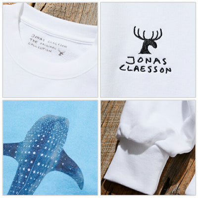 JONAS CLAESSON ジョナスクレアッソン Whale Shark P/O Sweat ホエールシャークプルオーバースウェット 243-1232
