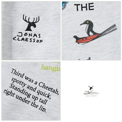 JONAS CLAESSON ジョナスクレアッソン Surfing Animals P/O Sweat サーフィンアニマルズプルオーバースウェット 243-1234