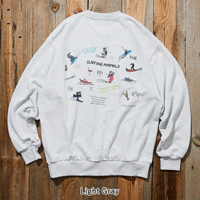 JONAS CLAESSON ジョナスクレアッソン Surfing Animals P/O Sweat サーフィンアニマルズプルオーバースウェット 243-1234