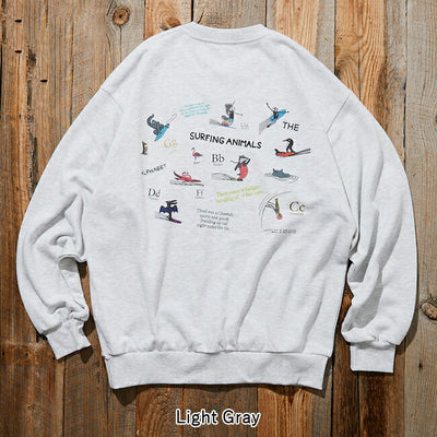 JONAS CLAESSON ジョナスクレアッソン Surfing Animals P/O Sweat サーフィンアニマルズプルオーバースウェット 243-1234