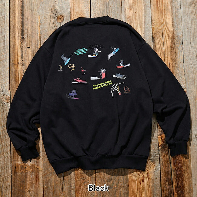 JONAS CLAESSON ジョナスクレアッソン Surfing Animals P/O Sweat サーフィンアニマルズプルオーバースウェット 243-1234