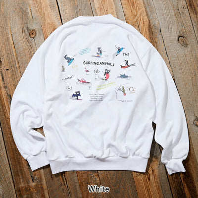 JONAS CLAESSON ジョナスクレアッソン Surfing Animals P/O Sweat サーフィンアニマルズプルオーバースウェット 243-1234