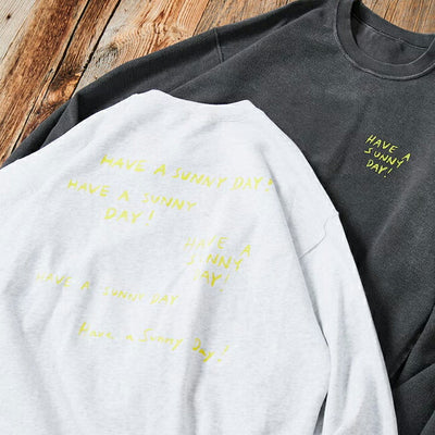 JONAS CLAESSON ジョナスクレアッソン Insideout Sunny Day Neon P/O Sweat インサイドアウトサニーデイネオンプルオーバースウェット 243-12013
