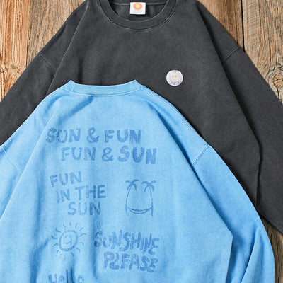 JONAS CLAESSON ジョナスクレアッソン Insideout SUN＆FUN P/O Sweat インサイドアウトサン＆ファンプルオーバースウェット 243-12014