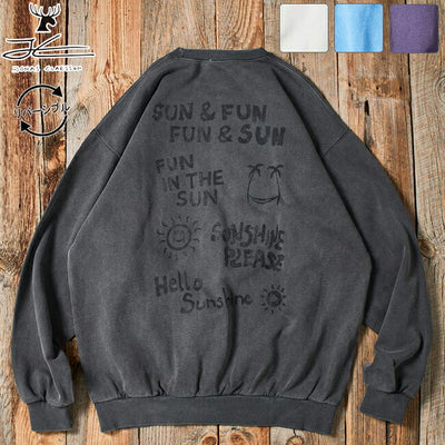 JONAS CLAESSON ジョナスクレアッソン Insideout SUN＆FUN P/O Sweat インサイドアウトサン＆ファンプルオーバースウェット 243-12014