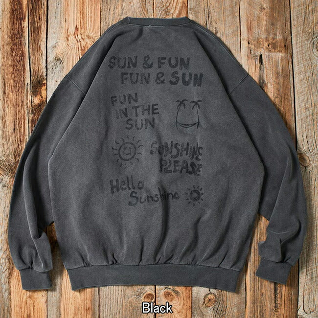 JONAS CLAESSON ジョナスクレアッソン Insideout SUN＆FUN P/O Sweat インサイドアウトサン＆ファンプルオーバースウェット 243-12014