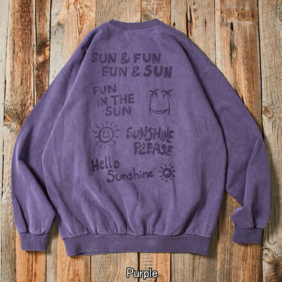 JONAS CLAESSON ジョナスクレアッソン Insideout SUN＆FUN P/O Sweat インサイドアウトサン＆ファンプルオーバースウェット 243-12014